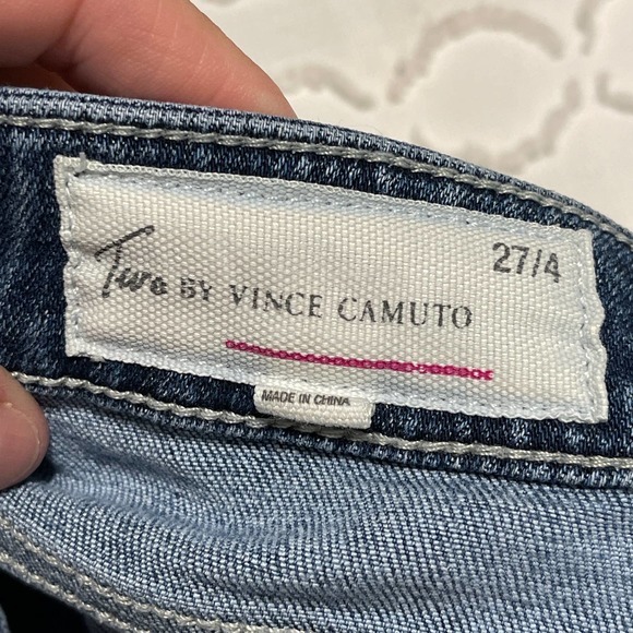 Two by Vince Camuto Straight Leg Blue Jeans Size 27/4 Pre-owned - Picture 5 of 9
